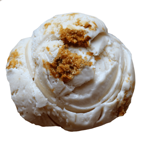 Pineapple Upside Cake Caramel Ice Cream Scoop